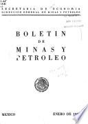 Boletín de petróleo y minas