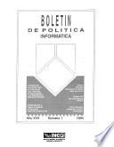 Boletín de política informática