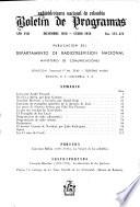 Boletín de programas