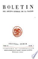 Boletín del Archivo General de la Nación
