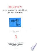 Boletín del Archivo General de la Nación