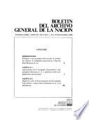 Boletín del Archivo General de la Nación