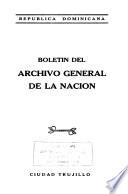 Boletín del Archivo General de la Nación