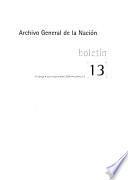 Boletín del Archivo General de la Nación
