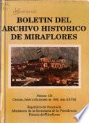 Boletín del Archivo Histórico de Miraflores