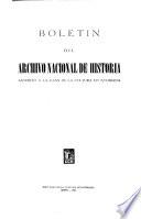 Boletín del Archivo Nacional de Historia