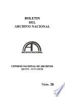 Boletín del Archivo Nacional