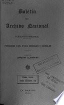 Boletin del Archivo Nacional