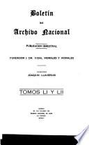 Boletin del Archivo Nacional