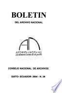 Boletín del Archivo Nacional