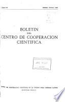 Boletín del Centro de Cooperación Científica