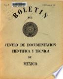 Boletín del Centro de Documentación Científica y Técnica, México
