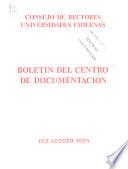 Boletín del Centro de Documentación
