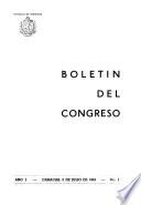 Boletín del Congreso