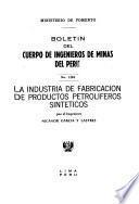 Boletín del Cuerpo de Ingenieros de Minas del Perú