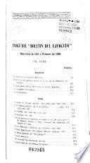 Boletín del ejército