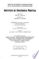 Boletín del Instituto de Enseñanza Practica