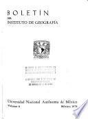 Boletín del Instituto de Geografía
