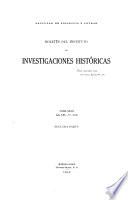 Boletín del Instituto de Investigaciones Históricas