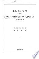 Boletín del Instituto de Patología Médica