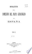 Boletín del Instituto Geológico de España