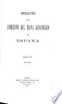 Boletín del Instituto Geológico de España