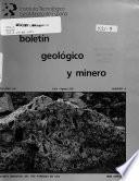 Boletín del Instituto Geológico y Minero de España