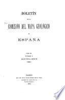 Boletín del Instituto Geológico y Minero de España