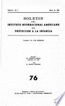 Boletín Del Instituto Internacional Americano de Protección a la Infancia