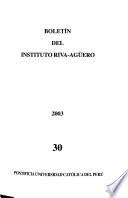 Boletín del Instituto Riva-Agüero