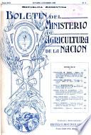 Boletín del Ministerio de Agricultura