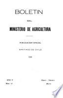 Boletín del Ministerio de Agricultura