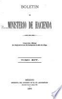 Boletin del Ministerio de hacienda