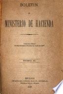 Boletín del Ministerio de Hacienda