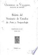 Boletín del Seminario de Estudios de Arte y Arqueología