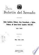 Boletín del Senadom