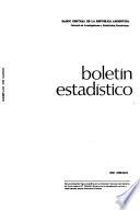 Boletín estadístico
