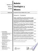 Boletín geológico y minero