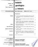 Boletín geológico y minero