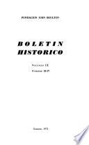 Boletín histórico