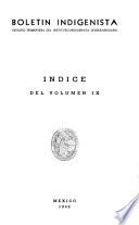 Boletín indígenista