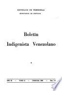 Boletín indigenista venezolano