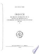 Boletín informativo de la Escuela de Medicina