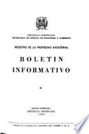 Boletín informativo de la propiedad industrial