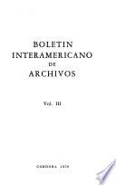 Boletín interamericano de archivos