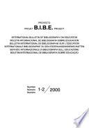 Boletin Internacional de Bibliografia Sobre Educacion