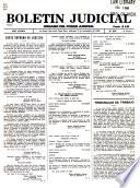 Boletín judicial