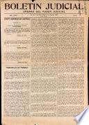 Boletín judicial