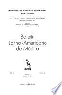 Boletín latino-americano de música