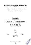 Boletín latino-americano de música